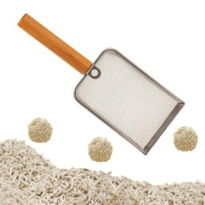 perfeclan Cat Litter with Holder Cat Litter Metal er Cat Accessories Kitty Litter for Indoor Cats large mesh