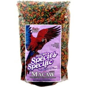 Pretty Bird International Species Specific Hi-Energy Special Macaw Food for Birds, 20-Pound
