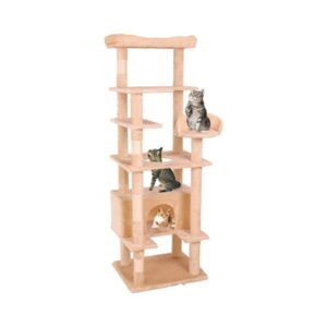 Cat Climbing Frame with Multi-Level Design, Sisal Scratching Posts, Spacious Condo – Perfect for Climbing, Scratching, Sleeping & Playing, Cat Tree for All Ages