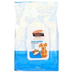 Palmer’s Pets Refreshing Wipe for Dogs with Coconut Oil and Vitamin E, 100ct