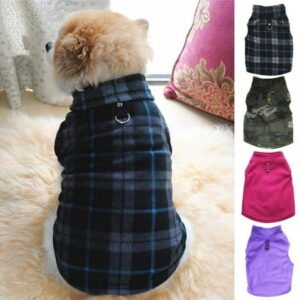 SLPUSH Small Pet Dog Warm Fleece Vest Clothes Coat Puppy Shirt Sweater Apparel