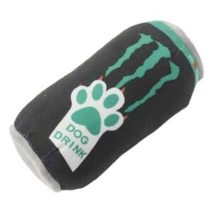 AIXING Plush Can Dog Toy Soft Can Shaped Interactive Fetch Dog Toy Durable Unique Dog Teething Toy for Small Medium Dogs Drink Puppy Toys Puppy Gifts heathly