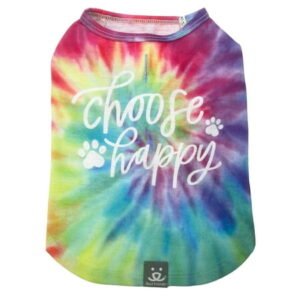 Best Friends Dog T-Shirt, Choose Happy, (XS)