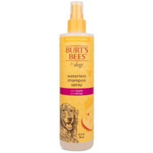 Burt’s Bees for Dogs Natural Waterless Shampoo Spray with Apple and Honey | Dry Dog Shampoo for All Dogs and Puppies | Best Puppy and Dog Spray | Cruelty Free, Sulfate & Paraben Free, 10 Ounces