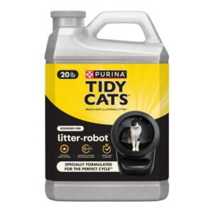 Purina Tidy Cats Designed for Litter-Robot Clumping Cat Litter Odor Control Formula, 20 lb Jug