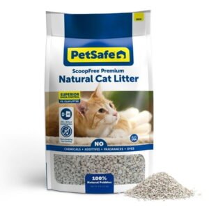 PetSafe ScoopFree Premium Natural Cat Litter Bag, 30+ Day Superior Odor Control, 8 lb