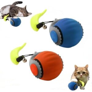 2025 New Generation Interactive Cat Toy,Speedy Tail 3.0 cat toy,Smart Interactive Toys for Bored Indoor Cats,Cat Toys for Bored Indoor Adult Cats,Turbo Electric Self Moving 3.0