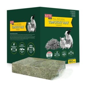 Kaytee Forti Diet Timothy Hay for Rabbits, Guinea Pigs, Hamsters, Chinchillas and Other Small Animals, 180 Ounces