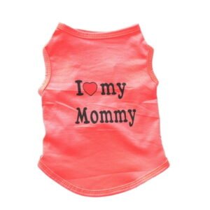 GASTROPOD Dog Shirts,Made with Soft Cotton Fabric Dog Clothes,Great for Everyday Wear or Special Days Puppy Clothes,XS,Mommy