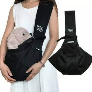 LILIANG Dog Carrier Sling Hand-Free Puppy Carrier with Storage Pocket for Carry Small Dogs and Cats
