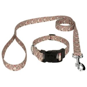 Country Brook Petz® Deluxe Woodland Christmas Dog Collar and Leash Limited Edition, Medium