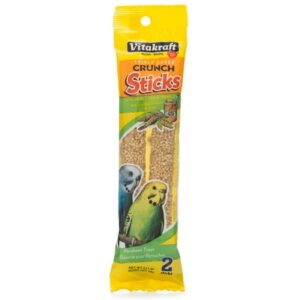Vitakraft Crunch Sticks Parakeet Treat – Grain and Honey – Pet Bird Treat Toy