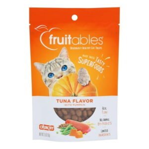 Fruitables – Cat Treats Tuna&pumpkin – Case of 10-2.5 OZ