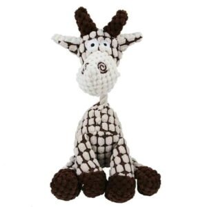 Puppy Chew Plush Puppy Culture Dog Ferret Animal Toy Durable Puppy for Medium Dogs Stuffed Animal Plush Chew Toy With Squeak Cute Plush Dog Toy Things to Help with Anxiety For Small To Medium Dogs