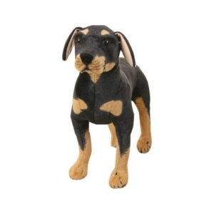Gqtwoy Realistic Plush Dog Toy for Kids, Soft Interactive Simulation Pet, Perfect for Relaxation and Home Decoration, Durable and Child-Safe Companion