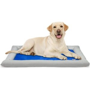 Arf Pets Self Cooling Pad, Solid Gel Based Cooling Mat for Dogs and Cats, 26×40″ Pet Bed