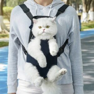 Clearance Kbndieu Dog Sling Carriers for Small Dogs, Front Facing Hands Free Pet Cat Carriers, Breathable Portable Crossbody Pet Sling Shoulder Travel Bag for Cats Puppy (Black, S)
