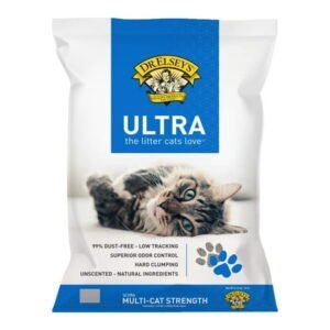 Dr. Elsey’s Premium Clumping Cat Litter – Ultra – 99.9% Dust-Free, Low Tracking, Hard Clumping, Superior Odor Control, Unscented & Natural Ingredients S301
