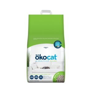 okocat Dust Free Cat Litter, Non-clumping Paper Pellet, Unscented, 11.7 lbs