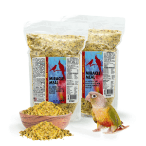 Morning Bird Miracle Meal 3 lbs (2-Pack, 1.5 lbs Each) – Soft Food for Birds with Vitamins & Supplements – Packed with Protein, Minerals & Amino Energy – Promotes Strong Feathers & Overall Wellness