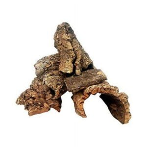 EZ Botanicals Cork Bark – 1lb (Assorted) – for Orchids, Airplants, Reptiles, and Terrariums
