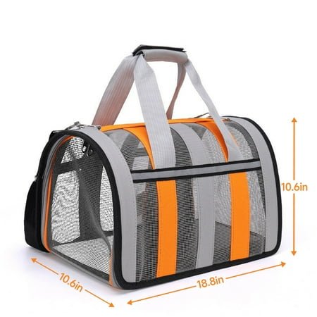 puppy carrier bag Cats Carriers Dog Carrier Pet Carrier For Small Medium Cats Dogs Puppies Up To 15 Lb, Small Dog Carrier Soft Sided, Folding Travel Puppy Carrier puppy carrier bag