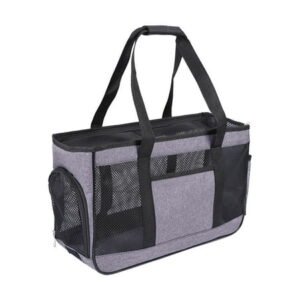 Cat Carrying Case – Pet Carrier Airline Approved, Protable and Breathable Pet Travel Carrier Removable Fleece Pad, Collapsible Cat Carrier Dog Carrier for Medium Cats Small Cats Dogs 16.9×7.48×11.4 In