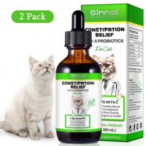 Cat Constipation Relief,Promotes Healthy Bowel,Relieves Constipation,Supports Digestive Health – 2Pack
