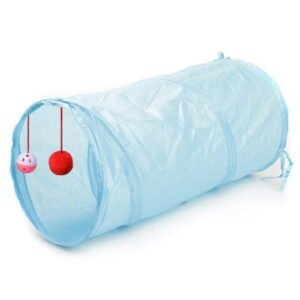 IGEED Pet Play Tunnel Funny Long Tunnel Play Toy Foldable cat channel, cat noise paper, two-way tunnel,Cubes Tunnels for Indoor S Pet Beds Clearance Beds
