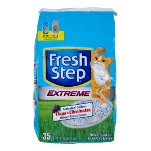 Fresh Step Non-Clumping Cat Litter Scented, 35-lb
