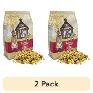(2 pack) Tiny Friends Farm Russel Rabbit, Food 5.5lb