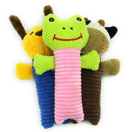 Visland Dog Squeaker Pet Frog Toy,Small And Medium Interactive Dog Toys ,Pet Food Treatment Feeders, Chewing Teeth Cleaning Toys