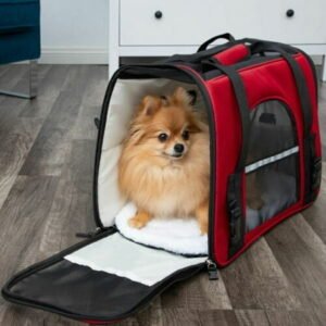 YouLoveIt Pet Travel Carrier Portable Bag Cat Carrier Dogs Puppy Comfort Portable Pet Bag Soft Sided Portable Bag Comfort Bag Travel Case, 2 Sizes