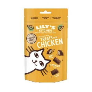 Lilys Kitchen Chicken Treat for Cats Food 60g Case of 10