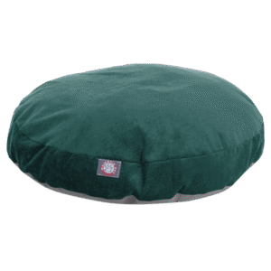 Majestic Pet | Villa Velvet Round Pet Bed For Dogs, Removable Cover, Marine, Small