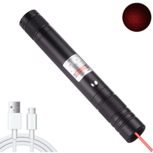 Long Range High Power Tactical Red Dot Light Presentation Pointer USB Recharge Outdoor Interactive Cat Laser Toy