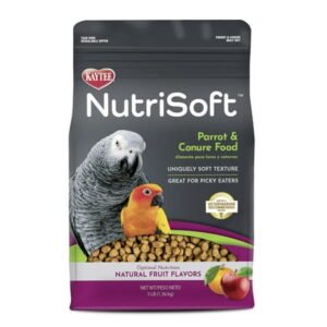 Kaytee Nutri Soft TWE5 Pet Parrot & Conure Bird Food, 3 Pound