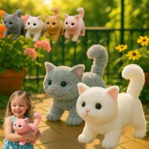 My Realistic Cat Toy-Bring Endless Joy and Warmth, 2025 New Ai Robot Kitten, Ai Interactive Realistic Cat, Can Walk, Meow, Wag Its Head and Tail My Realistic Cat Toy My Realistic Cat Toy
