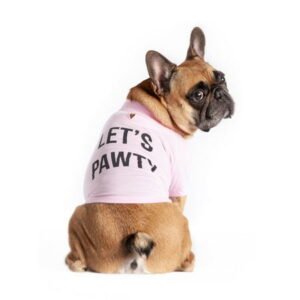 Coco + Rebel Pet Pink Graphic Dog T-Shirt