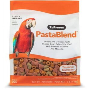 ZuPreem PastaBlend Bird Food for Large Birds [Bird Parrot Food, Bird Supplies] 3 lb