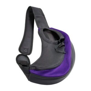 EGYMEN Pet Shoulder Bag, Breathable Chest Carrier for Small Dogs and Cats, Adjustable Crossbody Sling with Safety Features, Portable Outing Backpack for Teacup Puppies and Kittens