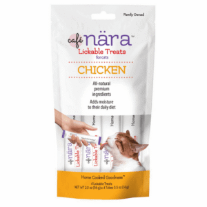 Café Nara Chicken Flavored Lickable Treats for Cats – Pack of 12