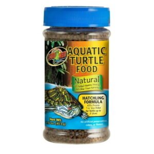 Zoo Med Natural Aquatic Turtle Food Hatchling Formula [Reptile Aquatic Turtle Food, Reptile Supplies] 1.6 oz
