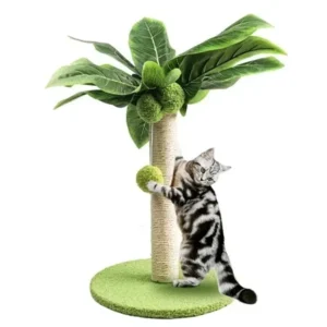 38cm Cat Tree Durable Tower Scratching Post Cute Kitten Activity Climbing Frame