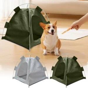 Rlxzt Cat/Dog Tent for Indoor and Outdoor Use, Cat Cave Bed, Warm Enclosed Covered Cat Tent，Pet Tent Bed and Dog House Supplies, Outdoor Cave Bed House for Cats, Puppies or Pets(13.78×13.78×11.8 in）