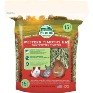 Animal Health Western Timothy Hay, Guinea Pig Hay, Small Pet Bunny Supplies, All Natural Grass for Guinea Pig, Bunny, Chinchilla & Hamster, Rabbit Supplies for Bunnies. bag