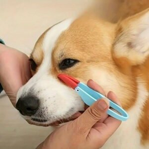 Pet Eye Stain Removal Combs, 1 Count Gentle Pet Eye Cleaning Brush, Pet Eye Care Tool, Dog & Cat Grooming Supplies, Pets Tear Stain Removal Combs