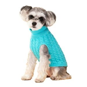GASTROPOD Dog Sweater,Stylish Gold Thread Detailing Dog Clothes,Year-Round Fashion for Every Occasion Puppy Clothes,XS