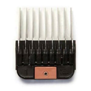 Stainless Steel Attachment Clipper Combs for Dogs Dog Grooming Kit Available (1 = 1/2 Inch – Orange)