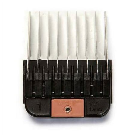 Stainless Steel Attachment Clipper Combs for Dogs Dog Grooming Kit Available (1 = 1/2 Inch – Orange)